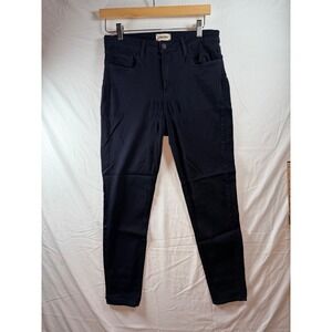 L'AGENCE Women Navy Blue High Rise Skinny Jeans Size 29 Stretch Denim designer
